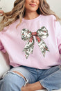 Evergreen Elegant Bow Unisex NuBlend Crew Sweatshirt - Wholesale Accessory Market