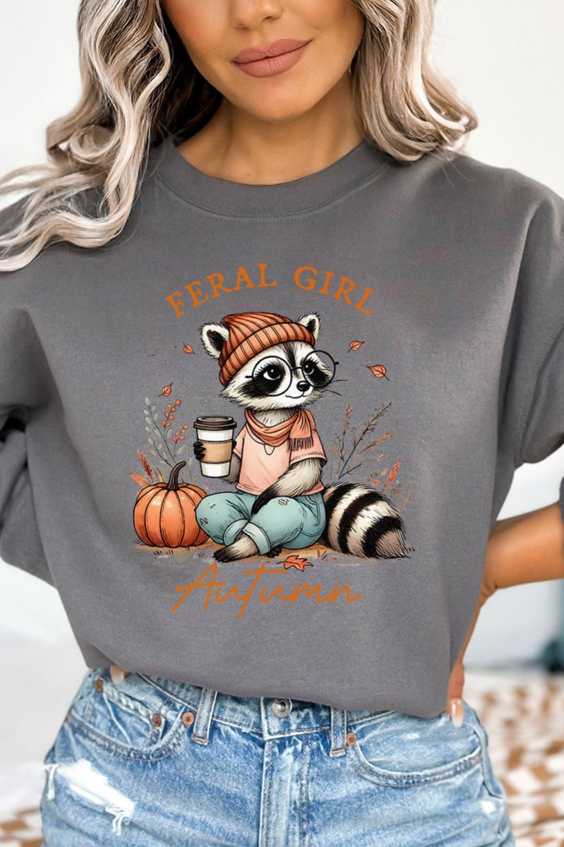 Feral Giral Autumn Unisex NuBlend Crew Sweatshirt - Wholesale Accessory Market