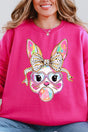 Glitzy Brushed Bunny Unisex NuBlend Crew Sweatshirt - Wholesale Accessory Market