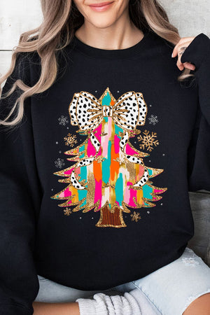 Glitzy Christmas Tree Unisex NuBlend Crew Sweatshirt - Wholesale Accessory Market