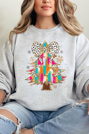 Glitzy Christmas Tree Unisex NuBlend Crew Sweatshirt - Wholesale Accessory Market