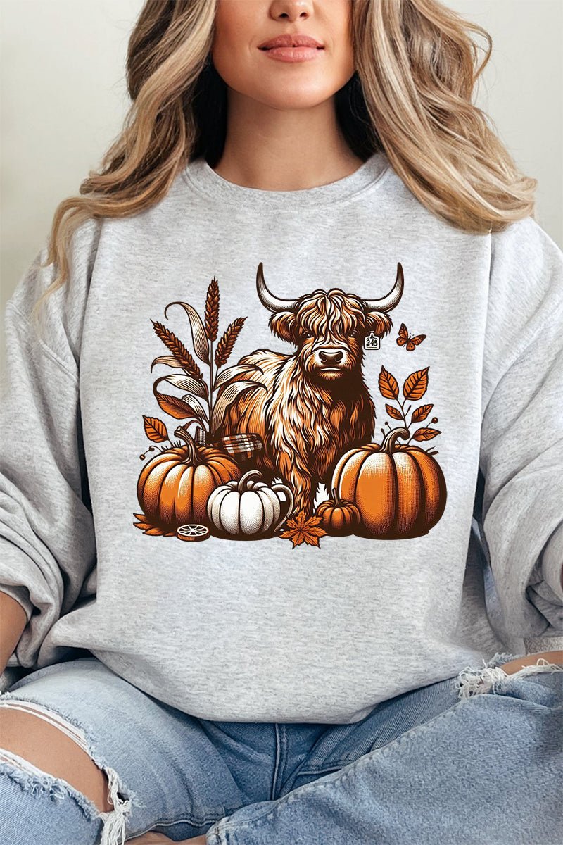 Harvest Highland Unisex NuBlend Crew Sweatshirt - Wholesale Accessory Market