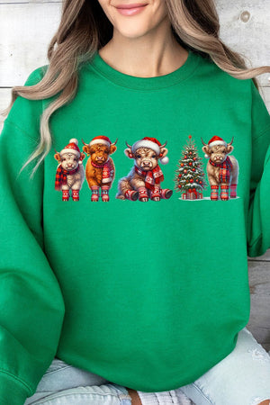 Highland Snow Friends Unisex NuBlend Crew Sweatshirt - Wholesale Accessory Market