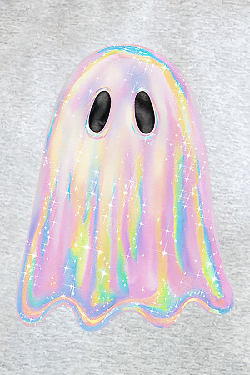 Iridescent Boo Ghost Unisex NuBlend Crew Sweatshirt - Wholesale Accessory Market