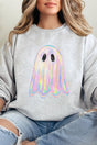 Iridescent Boo Ghost Unisex NuBlend Crew Sweatshirt - Wholesale Accessory Market