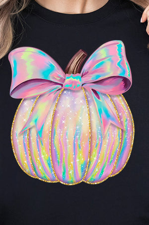 Iridescent Bow Pumpkin Unisex NuBlend Crew Sweatshirt - Wholesale Accessory Market