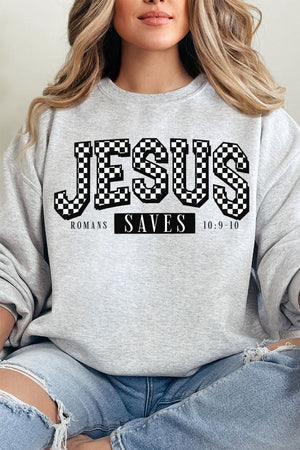 Jesus Saves Unisex NuBlend Crew Sweatshirt - Wholesale Accessory Market