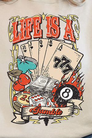 Life Is A Gamble Unisex NuBlend Crew Sweatshirt - Wholesale Accessory Market