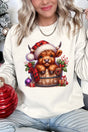 Mooey Christmas Bucket Unisex NuBlend Crew Sweatshirt - Wholesale Accessory Market