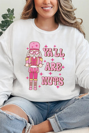 Nutcracker Y'all Are Nuts Unisex NuBlend Crew Sweatshirt - Wholesale Accessory Market