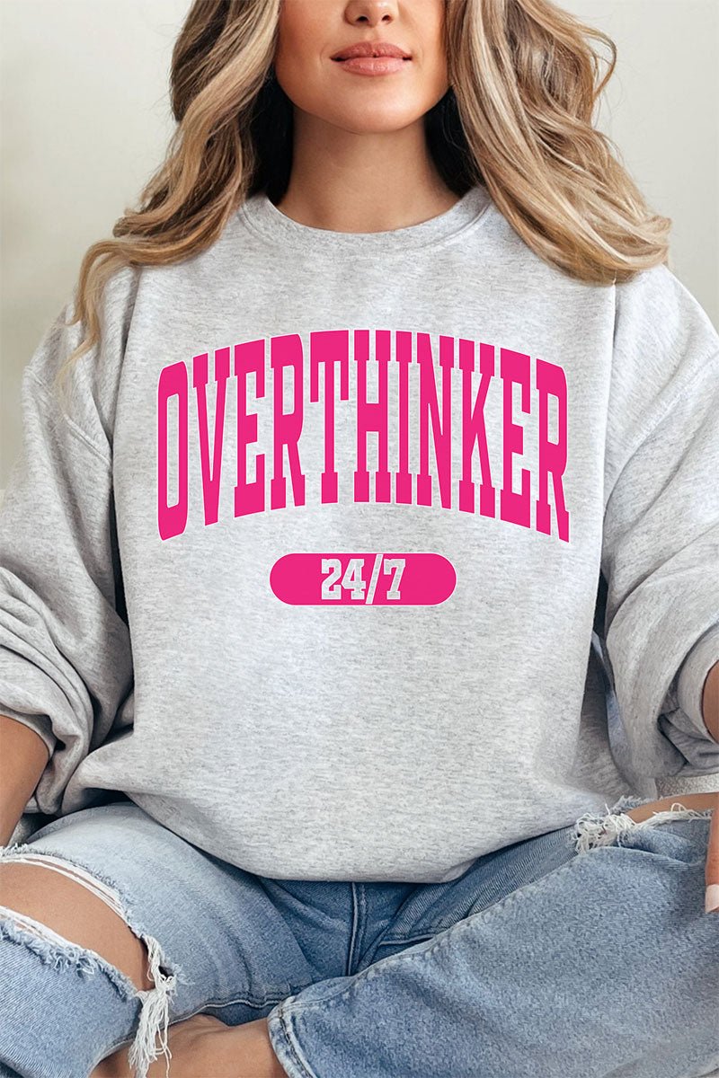 Overthinker 24/7 Unisex NuBlend Crew Sweatshirt - Wholesale Accessory Market