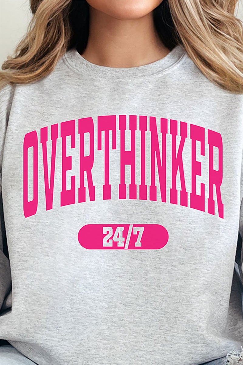 Overthinker 24/7 Unisex NuBlend Crew Sweatshirt - Wholesale Accessory Market