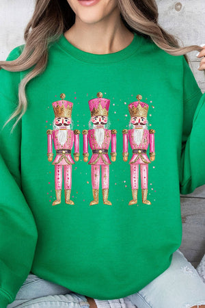 Pink Jolly Nutcracker Unisex NuBlend Crew Sweatshirt - Wholesale Accessory Market