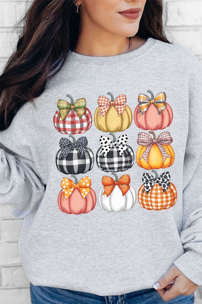 Plaid About Pumpkins Unisex NuBlend Crew Sweatshirt - Wholesale Accessory Market