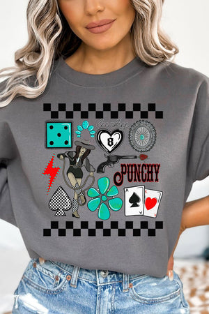 Punchy Cowgirl Unisex NuBlend Crew Sweatshirt - Wholesale Accessory Market