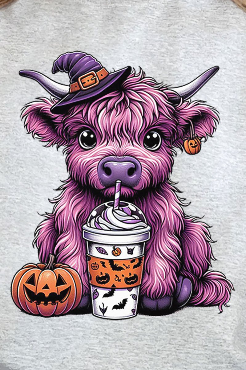 Purple Highland Halloween Unisex NuBlend Crew Sweatshirt - Wholesale Accessory Market