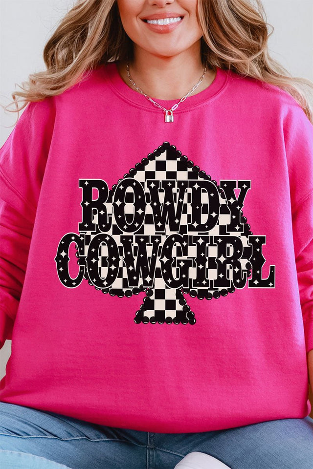 Rowdy Cowgirl Unisex NuBlend Crew Sweatshirt - Wholesale Accessory Market