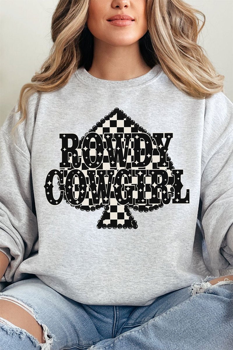 Rowdy Cowgirl Unisex NuBlend Crew Sweatshirt - Wholesale Accessory Market