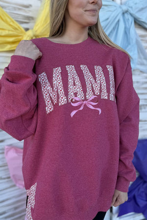 Side Bows Mama Arched Ivory Valentine Unisex NuBlend Crew Sweatshirt - Wholesale Accessory Market