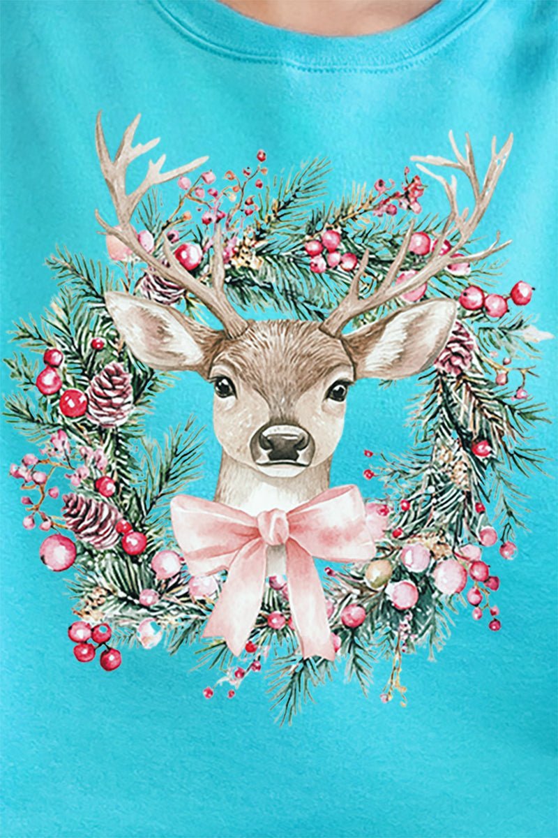 Sugar Plum Deer Unisex NuBlend Crew Sweatshirt - Wholesale Accessory Market