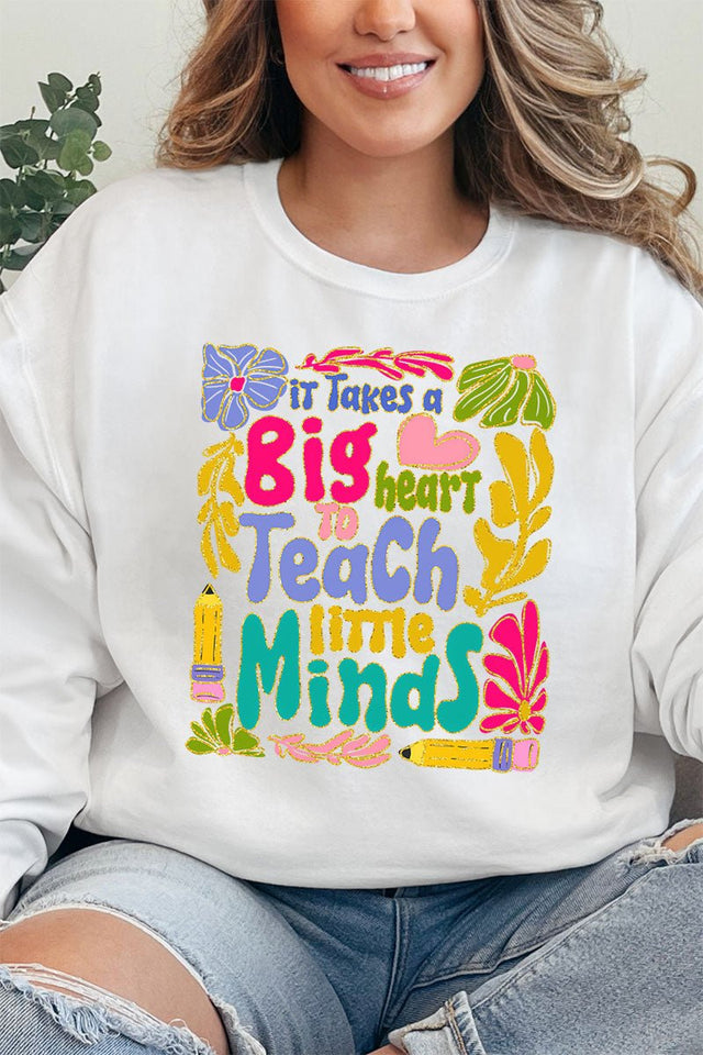 Takes A Big Heart To Teach Unisex NuBlend Crew Sweatshirt - Wholesale Accessory Market