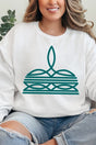 Turquoise Boot Stitch Unisex NuBlend Crew Sweatshirt - Wholesale Accessory Market