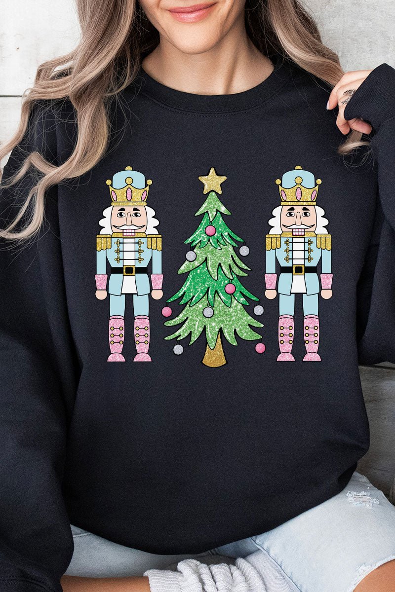 Crackin' Around The Christmas Tree Unisex NuBlend Crew Sweatshirt - Wholesale Accessory Market