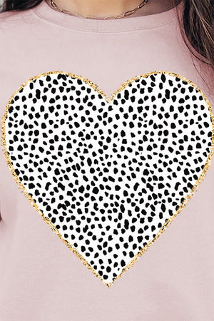 Dalmatian Dot Heart Unisex NuBlend Crew Sweatshirt - Wholesale Accessory Market