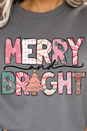 Festive Merry and Bright Unisex NuBlend Crew Sweatshirt - Wholesale Accessory Market