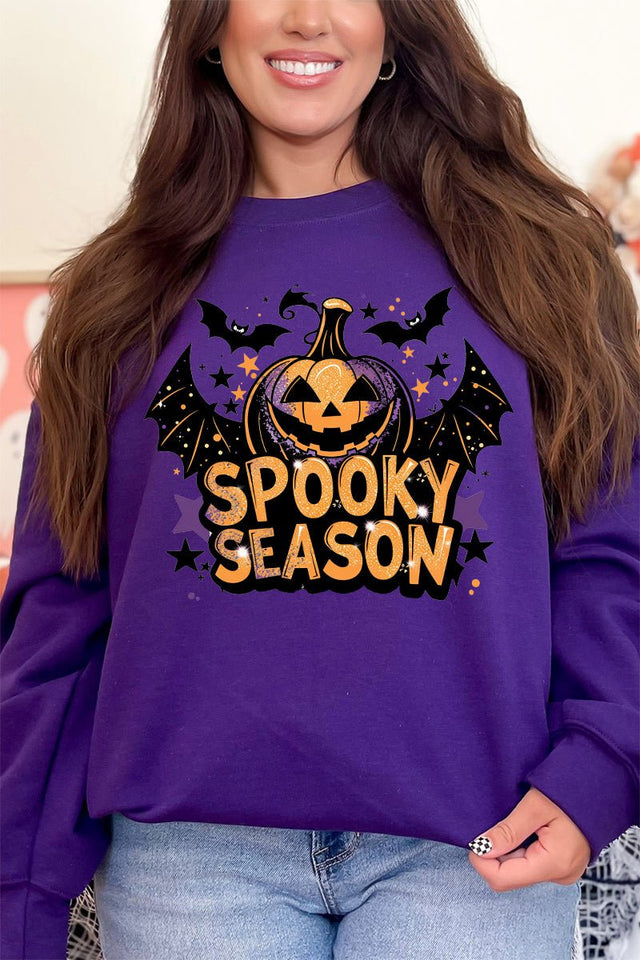 Pumpkin Spooky Season Unisex NuBlend Crew Sweatshirt - Wholesale Accessory Market