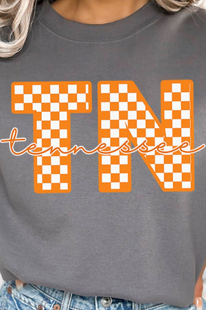 Tennessee Checkered Unisex NuBlend Crew Sweatshirt - Wholesale Accessory Market