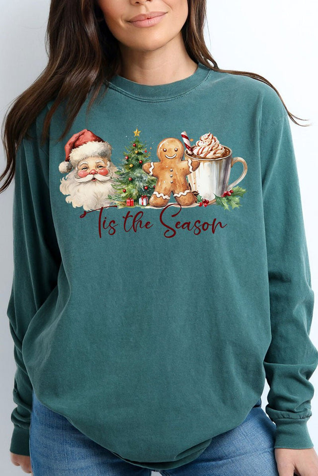 Christmas Traditions Comfort Colors Heavyweight Long Sleeve T-Shirt - Wholesale Accessory Market