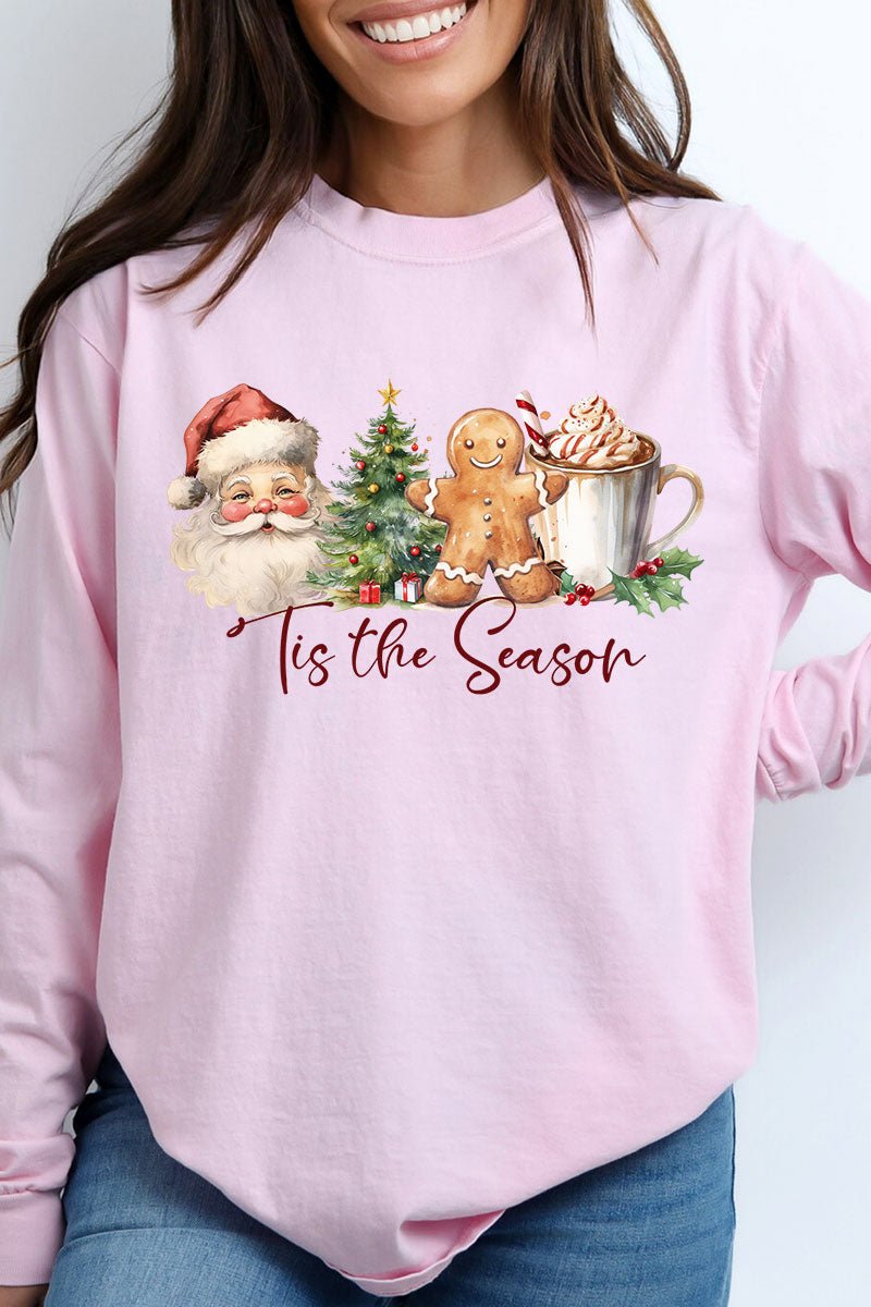 Christmas Traditions Comfort Colors Heavyweight Long Sleeve T-Shirt - Wholesale Accessory Market