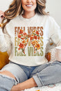 Fall Vibes Floral Coquette Comfort Colors Heavyweight Long Sleeve T-Shirt - Wholesale Accessory Market