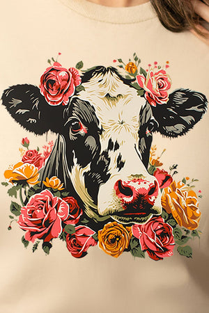 Blossom The Cow Combed Cotton T-Shirt - Wholesale Accessory Market