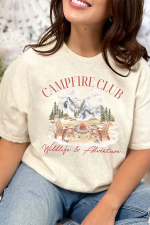 Campfire Club Combed Cotton T-Shirt - Wholesale Accessory Market