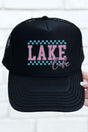 Checkered Lake Life Foam Front Mesh Trucker Cap - Wholesale Accessory Market