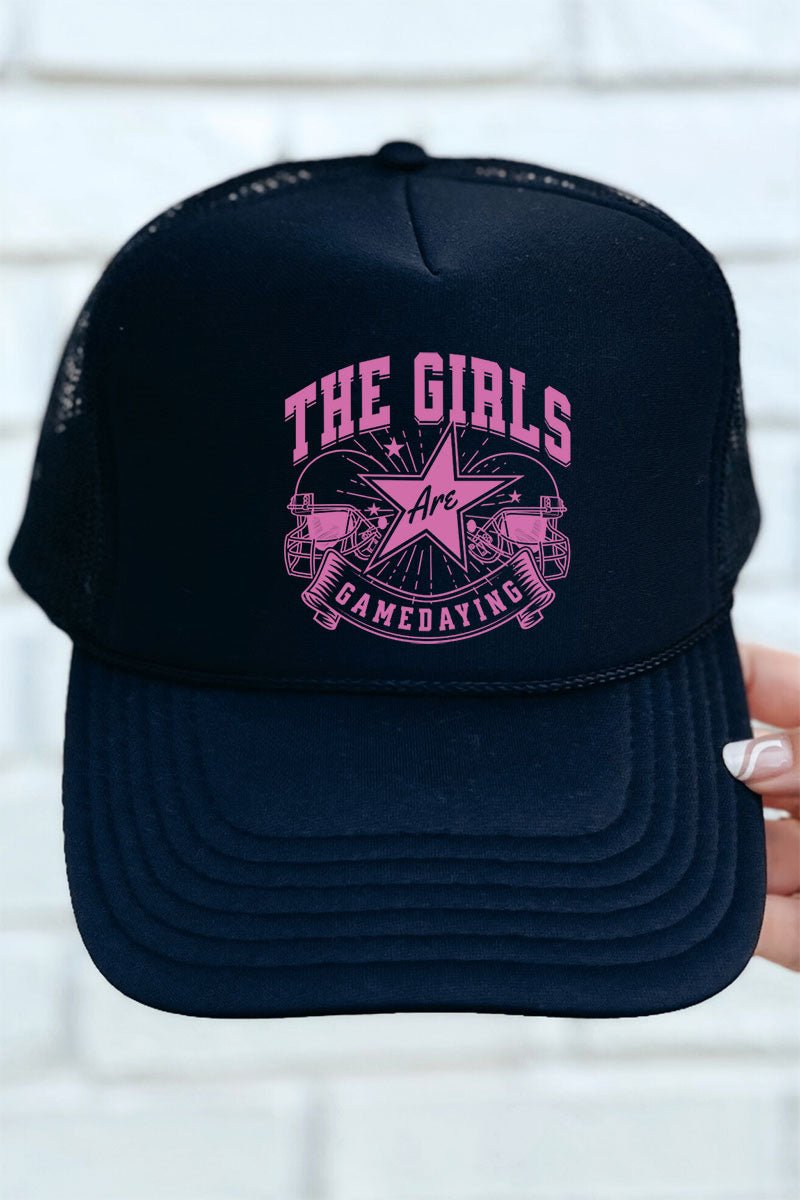 The Girls Are Gamedaying Foam Front Mesh Trucker Cap | Wholesale Accessory  Market