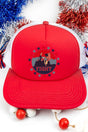 Patriotic Trump Fight Foam Front Mesh Trucker Cap - Wholesale Accessory Market