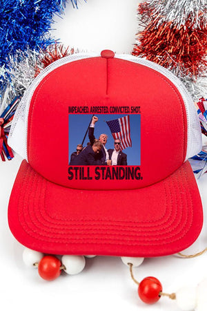 Still Standing Foam Front Mesh Trucker Cap - Wholesale Accessory Market