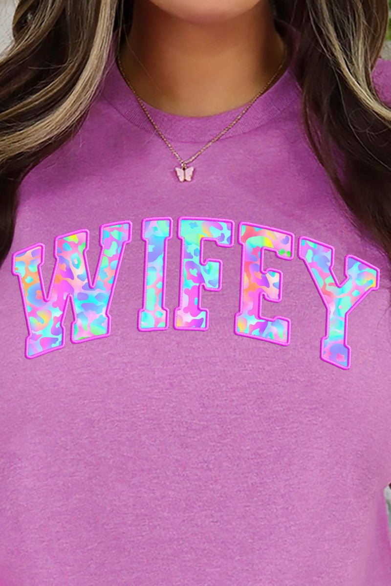 Wifey Cheetah Vibes Softstyle Adult T-Shirt - Wholesale Accessory Market