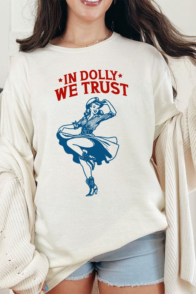 Cowgirl In Dolly We Trust Softstyle Adult T-Shirt - Wholesale Accessory Market