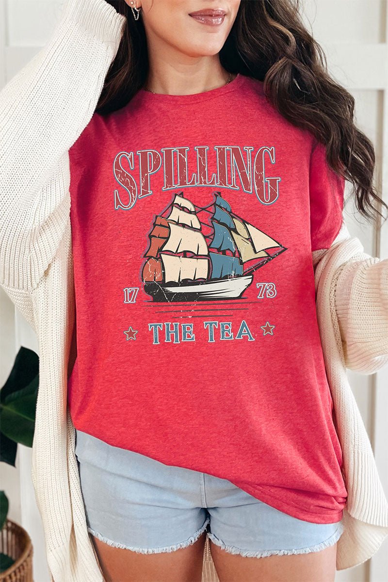 Spilling The Tea Softstyle Adult T-Shirt - Wholesale Accessory Market