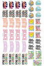 22 x 36 Summer/Beach Pre-Made Hat Gang Sheet - Wholesale Accessory Market