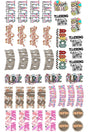 22 x 36 Teacher/Nurse Pre-Made Hat Gang Sheet - Wholesale Accessory Market