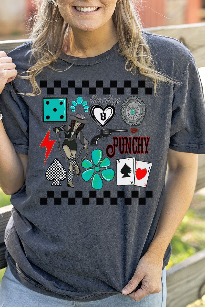 Punchy Cowgirl Vintage T-Shirt - Wholesale Accessory Market