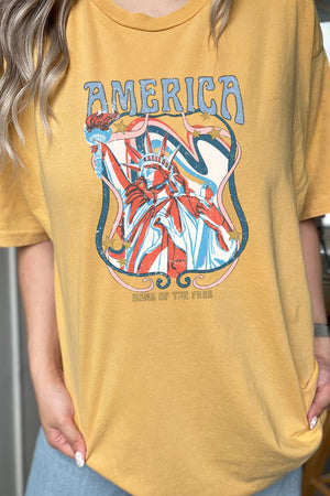 America Home Of The Free Vintage T-Shirt - Wholesale Accessory Market