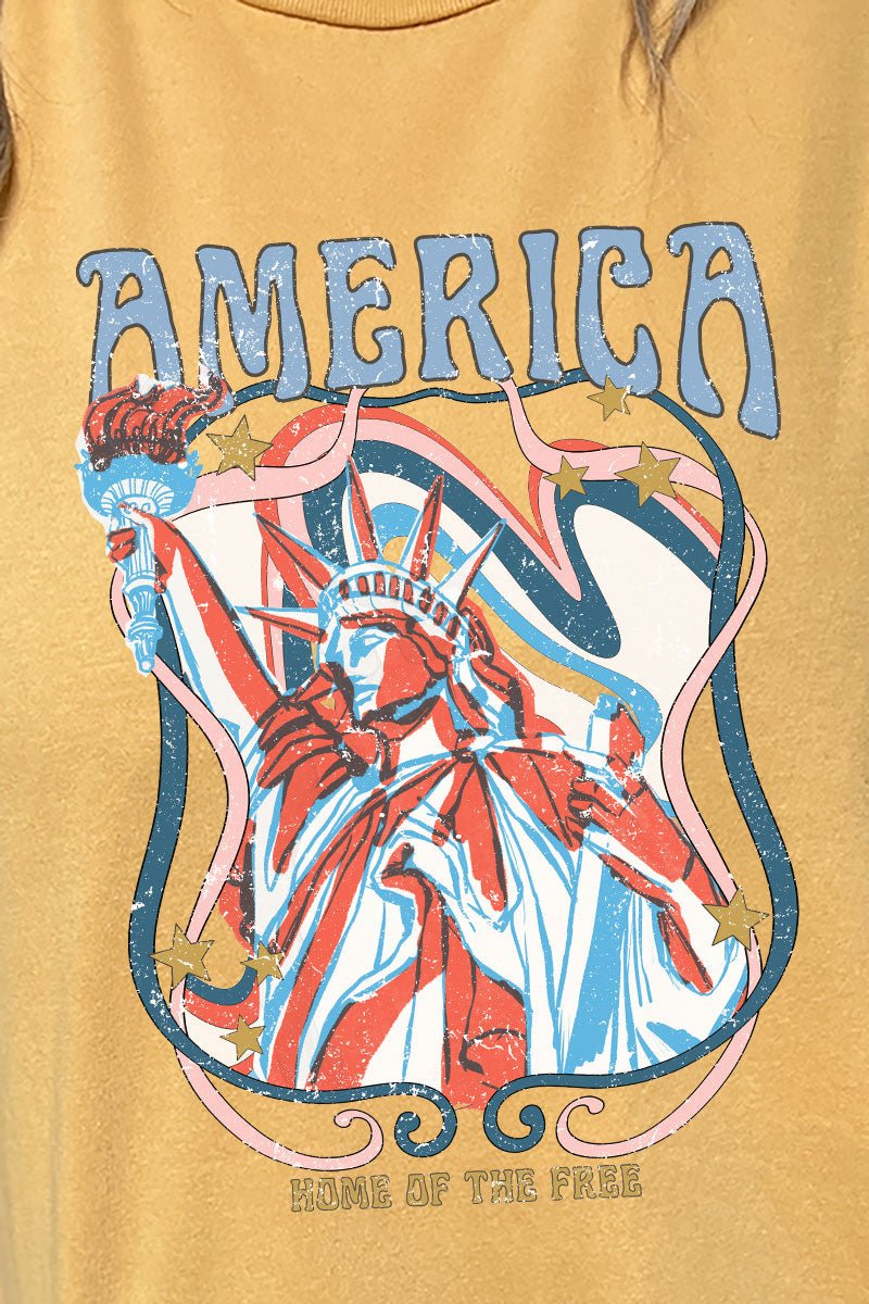 America Home Of The Free Vintage T-Shirt - Wholesale Accessory Market