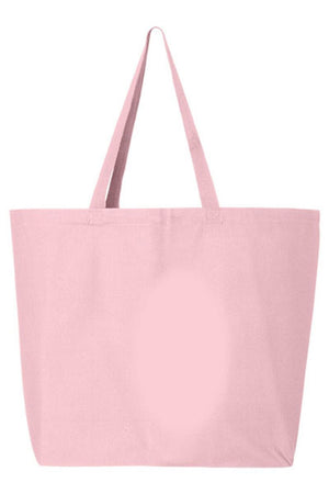 Bunny Girl Happy Easter Canvas Jumbo Tote - Wholesale Accessory Market