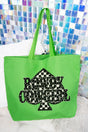 Rowdy Cowgirl Canvas Jumbo Tote - Wholesale Accessory Market